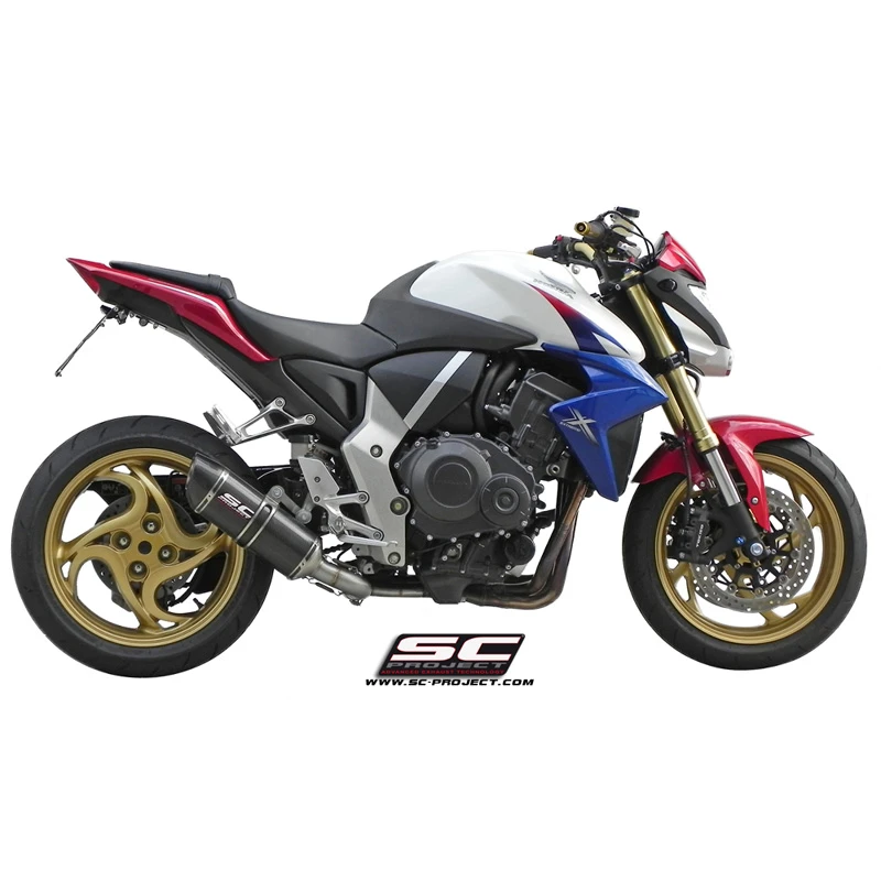 SC-Project H01-12C Oval De-Cat Exhaust For Honda CB1000R (2008-2017) 2 SC-Project H01-12C Oval De-Cat Exhaust For Honda CB1000R (2008-2017) - Image 2
