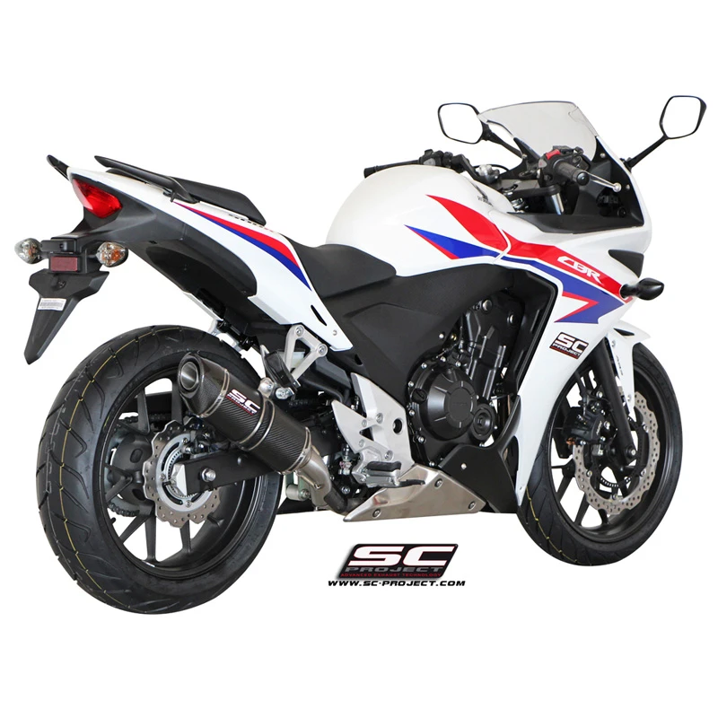 SC-Project H09-12C Oval Exhaust For Honda CBR500R (2012-2016) 2 SC-Project H09-12C Oval Exhaust For Honda CBR500R (2012-2016) - Image 2