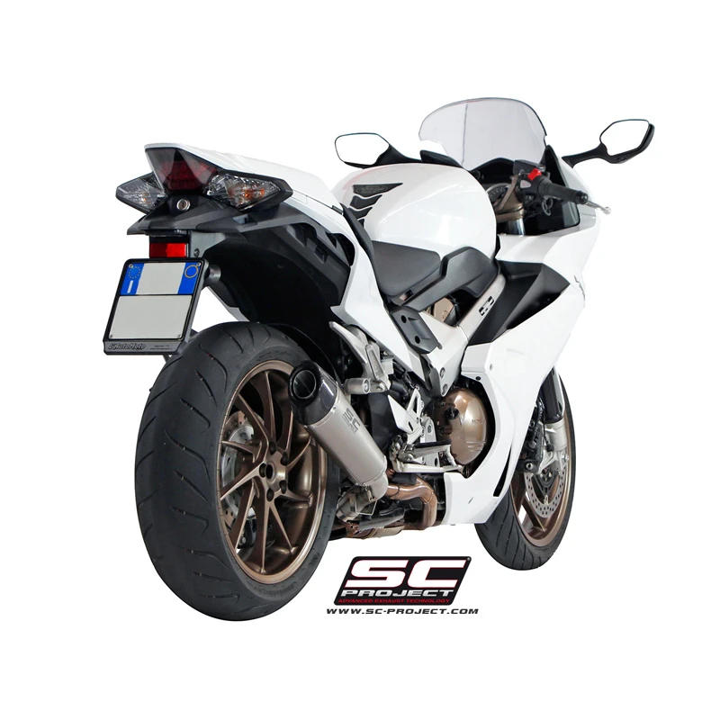 SC-Project H11-34T Conic Exhaust For Honda VFR800 Interceptor (2007-2016) 4 SC-Project H11-34T Conic Exhaust For Honda VFR800 Interceptor (2007-2016) - Image 4
