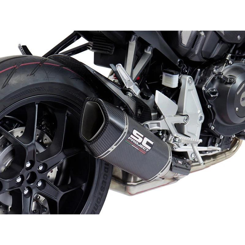 SC-Project H27-90 SC1-R Slip-on Exhaust For Honda CB1000R (2018-) 5 SC-Project H27-90 SC1-R Slip-on Exhaust For Honda CB1000R (2018-) - Image 5