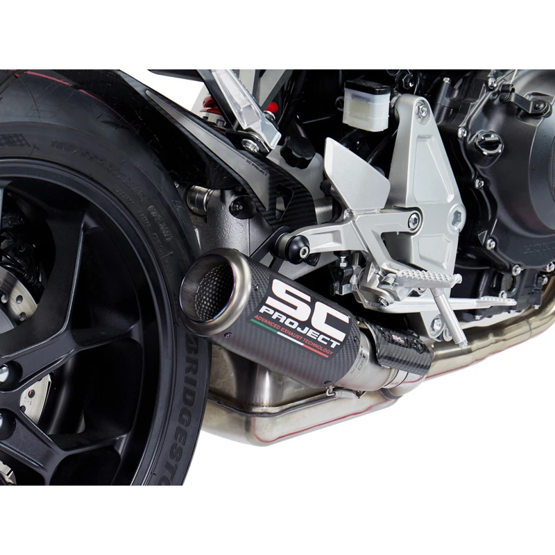 SC-Project H27-T38 CR-T Slip-on Exhaust For Honda CB1000R (2018-) 1 SC-Project H27-T38 CR-T Slip-on Exhaust For Honda CB1000R (2018-)