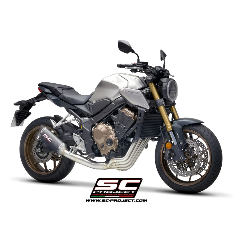 SC-Project H31-C115C SC1-M Full Exhaust For Honda CB650R (2019-) 6 SC-Project H31-C115C SC1-M Full Exhaust For Honda CB650R (2019-) - Image 6
