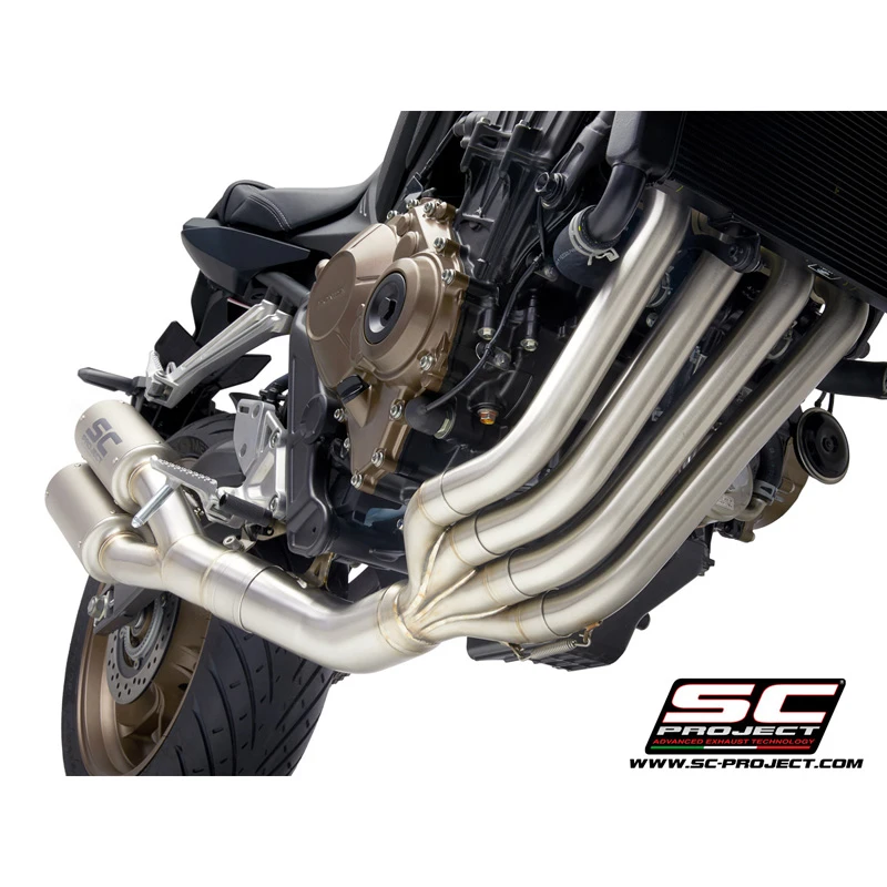 SC-Project H31-CD38T CR-T Slip-on Exhaust For Honda CBR650R/CB650R (2019-) 2 SC-Project H31-CD38T CR-T Slip-on Exhaust For Honda CBR650R/CB650R (2019-) - Image 2