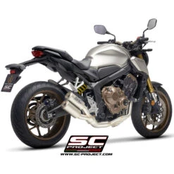 SC-Project H31-CD38T CR-T Slip-on Exhaust For Honda CBR650R/CB650R (2019-) 11 SC-Project H31-CD38T CR-T Slip-on Exhaust For Honda CBR650R/CB650R (2019-) -MotorVision Store sc project h31 cd38t cr t slip on exhaust image3