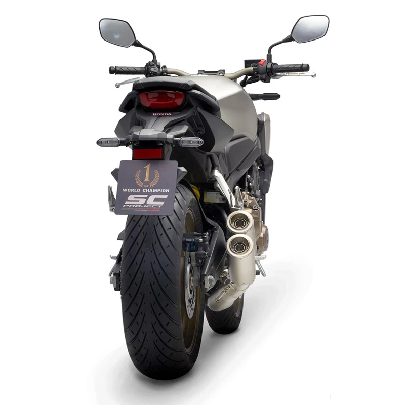 SC-Project H31-CD38T CR-T Slip-on Exhaust For Honda CBR650R/CB650R (2019-) 5 SC-Project H31-CD38T CR-T Slip-on Exhaust For Honda CBR650R/CB650R (2019-) - Image 5