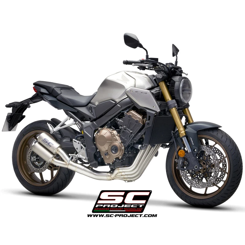 SC-Project H31-CD38T CR-T Slip-on Exhaust For Honda CBR650R/CB650R (2019-) 7 SC-Project H31-CD38T CR-T Slip-on Exhaust For Honda CBR650R/CB650R (2019-) - Image 7