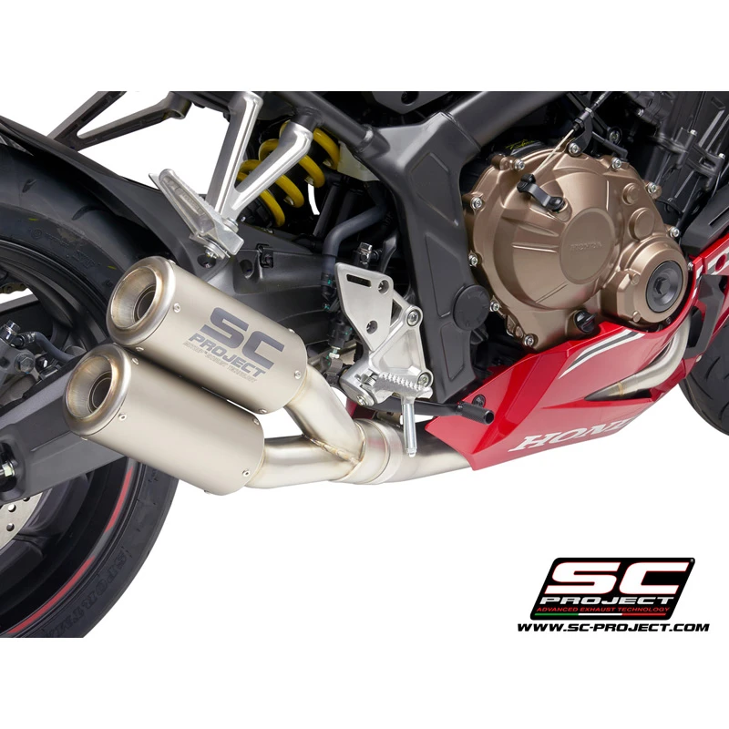 SC-Project H31-CD38T CR-T Slip-on Exhaust For Honda CBR650R/CB650R (2019-) 8 SC-Project H31-CD38T CR-T Slip-on Exhaust For Honda CBR650R/CB650R (2019-) - Image 8