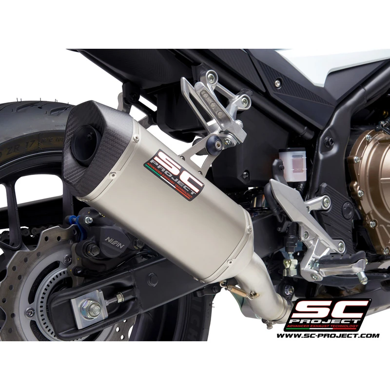 SC-Project H34-115 SC1-M Slip-on Exhaust For Honda CB500R / F / X (2019-) 2 SC-Project H34-115 SC1-M Slip-on Exhaust For Honda CB500R / F / X (2019-) - Image 2
