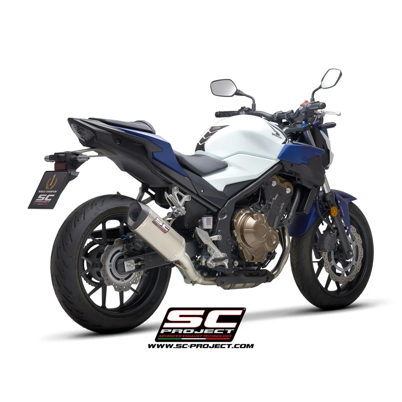SC-Project H34-115 SC1-M Slip-on Exhaust For Honda CB500R / F / X (2019-) 3 SC-Project H34-115 SC1-M Slip-on Exhaust For Honda CB500R / F / X (2019-) - Image 3