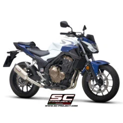 SC-Project H34-115 SC1-M Slip-on Exhaust For Honda CB500R / F / X (2019-) 13 SC-Project H34-115 SC1-M Slip-on Exhaust For Honda CB500R / F / X (2019-) -MotorVision Store sc project h34 115 sc1 m slip on exhaust image7