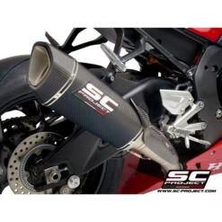 SC-Project H35-T91C SC1-R Slip-on Exhaust, Carbon Fiber For Honda CBR1000RR-R (2020-)