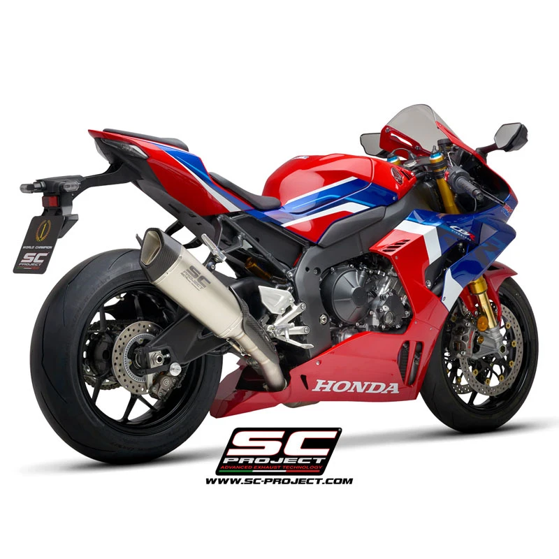 SC-Project H35-T91T SC1-R Slip-on Exhaust, Titanium For Honda CBR1000RR-R (2020-) 2 SC-Project H35-T91T SC1-R Slip-on Exhaust, Titanium For Honda CBR1000RR-R (2020-) - Image 2