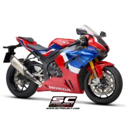 SC-Project H35-T91T SC1-R Slip-on Exhaust, Titanium For Honda CBR1000RR-R (2020-) 9 SC-Project H35-T91T SC1-R Slip-on Exhaust, Titanium For Honda CBR1000RR-R (2020-) -MotorVision Store sc project h35 t91t sc1 r slip on exhaust titanium image4