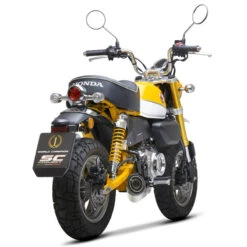 SC-Project H42-C41A S1 Slip-on Exhaust, Stainless For Honda Monkey 125 '18- -MotorVision Store sc project h42 c41a s1 slip on exhaust stainless image3