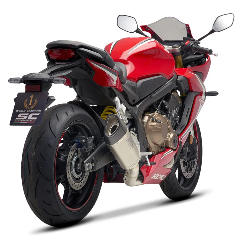 SC-Project H45-C90T SC1-R Full System Exhaust, Titanium For Honda CBR650R/CB650R '21- 12 SC-Project H45-C90T SC1-R Full System Exhaust, Titanium For Honda CBR650R/CB650R '21- - Image 12