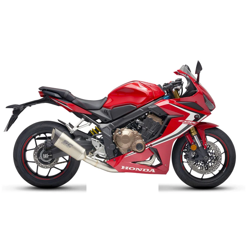 SC-Project H45-C90T SC1-R Full System Exhaust, Titanium For Honda CBR650R/CB650R '21- 2 SC-Project H45-C90T SC1-R Full System Exhaust, Titanium For Honda CBR650R/CB650R '21- - Image 2