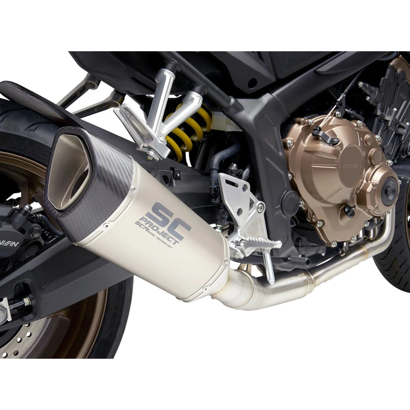 SC-Project H45-C90T SC1-R Full System Exhaust, Titanium For Honda CBR650R/CB650R '21- 5 SC-Project H45-C90T SC1-R Full System Exhaust, Titanium For Honda CBR650R/CB650R '21- - Image 5