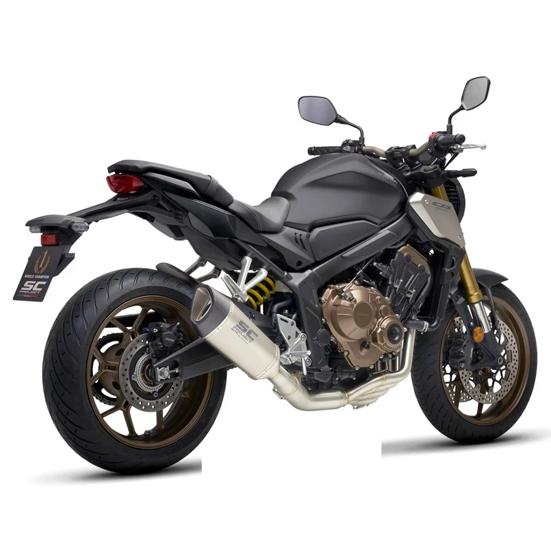 SC-Project H45-C90T SC1-R Full System Exhaust, Titanium For Honda CBR650R/CB650R '21- 9 SC-Project H45-C90T SC1-R Full System Exhaust, Titanium For Honda CBR650R/CB650R '21- - Image 9