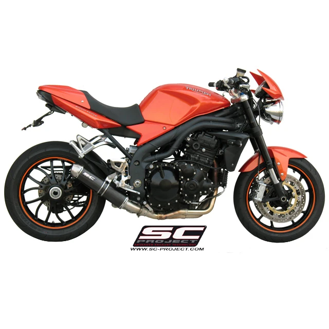 SC-Project T01-L03 Low Mount GP-EVO Exhaust For Triumph Speed Triple (2007-2010) 2 SC-Project T01-L03 Low Mount GP-EVO Exhaust For Triumph Speed Triple (2007-2010) - Image 2