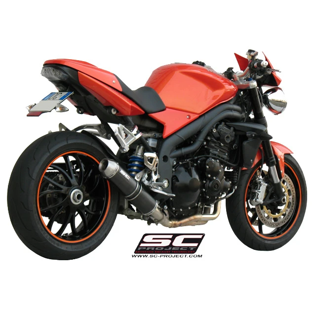 SC-Project T01-L03 Low Mount GP-EVO Exhaust For Triumph Speed Triple (2007-2010) 1 SC-Project T01-L03 Low Mount GP-EVO Exhaust For Triumph Speed Triple (2007-2010)