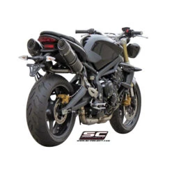 SC-Project T02-12C Oval High Mount Exhaust For Triumph Street Triple / R (2007-2012) 8 SC-Project T02-12C Oval High Mount Exhaust For Triumph Street Triple / R (2007-2012) -MotorVision Store sc project t02 12c oval high mount exhaust image4