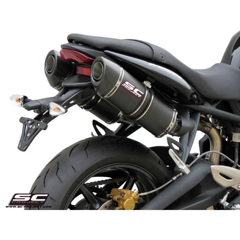 SC-Project T02-12C Oval High Mount Exhaust For Triumph Street Triple / R (2007-2012) 1 SC-Project T02-12C Oval High Mount Exhaust For Triumph Street Triple / R (2007-2012)