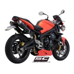SC-Project T02-14C GP-EVO High Mount Exhaust For Triumph Street Triple / R (2007-2012) -MotorVision Store sc project t02 14c gp evo high mount exhaust image4