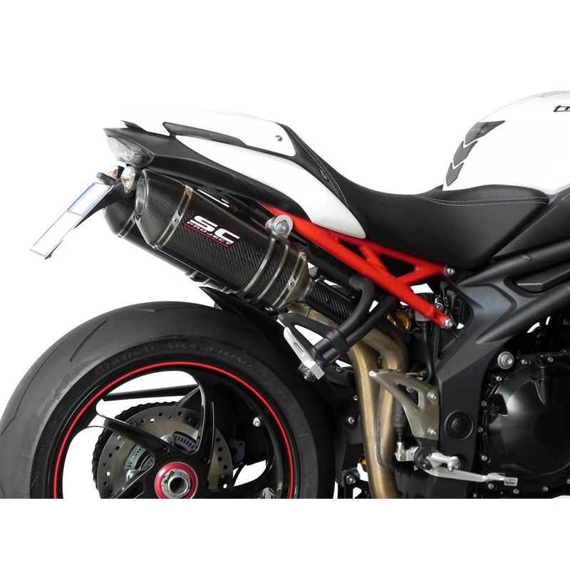 SC-Project T05-25C Dual High Mount Oval Exhaust For Triumph Speed Triple / R (2011-2015) 1 SC-Project T05-25C Dual High Mount Oval Exhaust For Triumph Speed Triple / R (2011-2015)