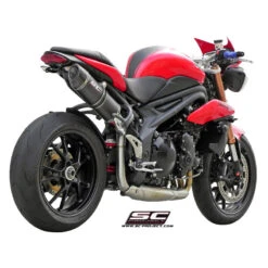 SC-Project T05-H01CM Oval High Mount Exhaust For Triumph Speed Triple / R (2011-2015) 7 SC-Project T05-H01CM Oval High Mount Exhaust For Triumph Speed Triple / R (2011-2015) -MotorVision Store sc project t05 h01cm oval high mount exhaust image4