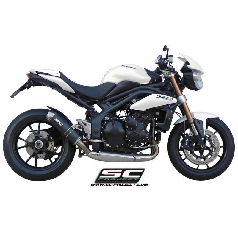 SC-Project T05-L03C GP EVO Low Mount Exhaust For Triumph Speed Triple / R (2011-2015) 2 SC-Project T05-L03C GP EVO Low Mount Exhaust For Triumph Speed Triple / R (2011-2015) - Image 2