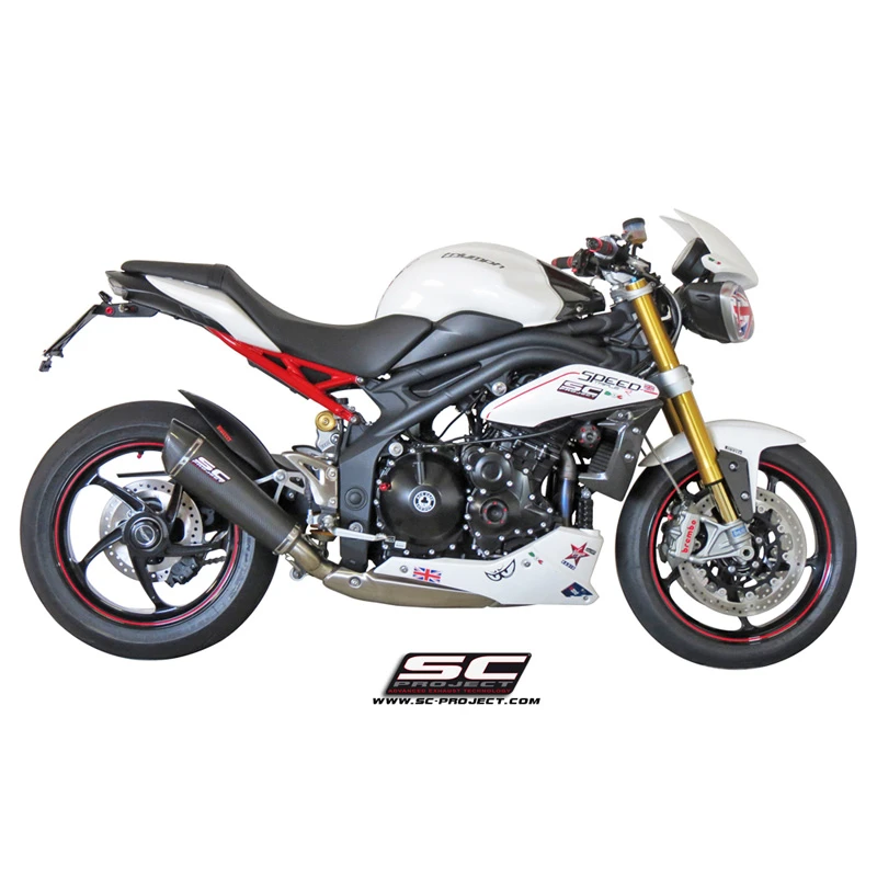 SC-Project T05-L35C Conic Low Mount Exhaust For Triumph Speed Triple / R (2011-2015) 2 SC-Project T05-L35C Conic Low Mount Exhaust For Triumph Speed Triple / R (2011-2015) - Image 2
