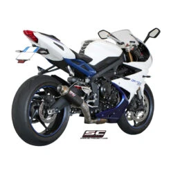SC-Project T12-18C GP M2 Exhaust For Triumph Daytona 675 / R (2013-) 5 SC-Project T12-18C GP M2 Exhaust For Triumph Daytona 675 / R (2013-) -MotorVision Store sc project t12 18c gp m2 exhaust image3