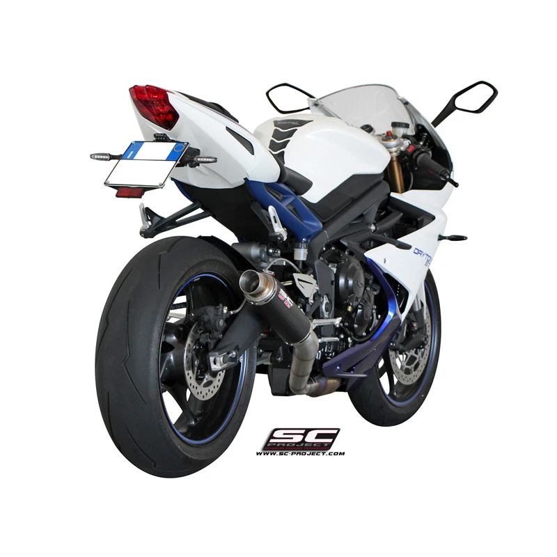 SC-Project T12-18C GP M2 Exhaust For Triumph Daytona 675 / R (2013-) 1 SC-Project T12-18C GP M2 Exhaust For Triumph Daytona 675 / R (2013-)