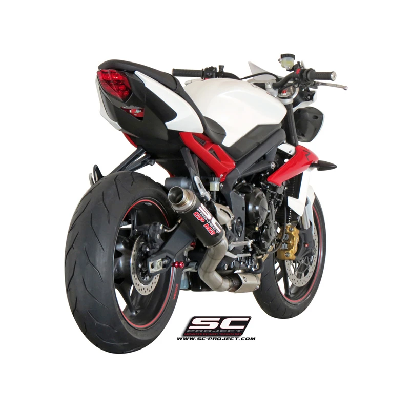 SC-Project T13-18C GP M2 Exhaust For Triumph Street Triple / R / RX (2013-2016) 3 SC-Project T13-18C GP M2 Exhaust For Triumph Street Triple / R / RX (2013-2016) - Image 3
