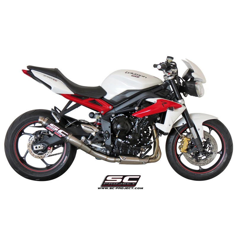 SC-Project T13-18C GP M2 Exhaust For Triumph Street Triple / R / RX (2013-2016) 5 SC-Project T13-18C GP M2 Exhaust For Triumph Street Triple / R / RX (2013-2016) - Image 5