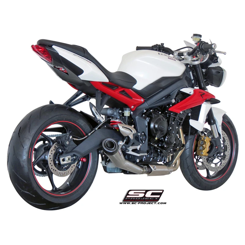 SC-Project T13-21A Conic Exhaust For Triumph Street Triple / R / RX (2013-2016) 2 SC-Project T13-21A Conic Exhaust For Triumph Street Triple / R / RX (2013-2016) - Image 2