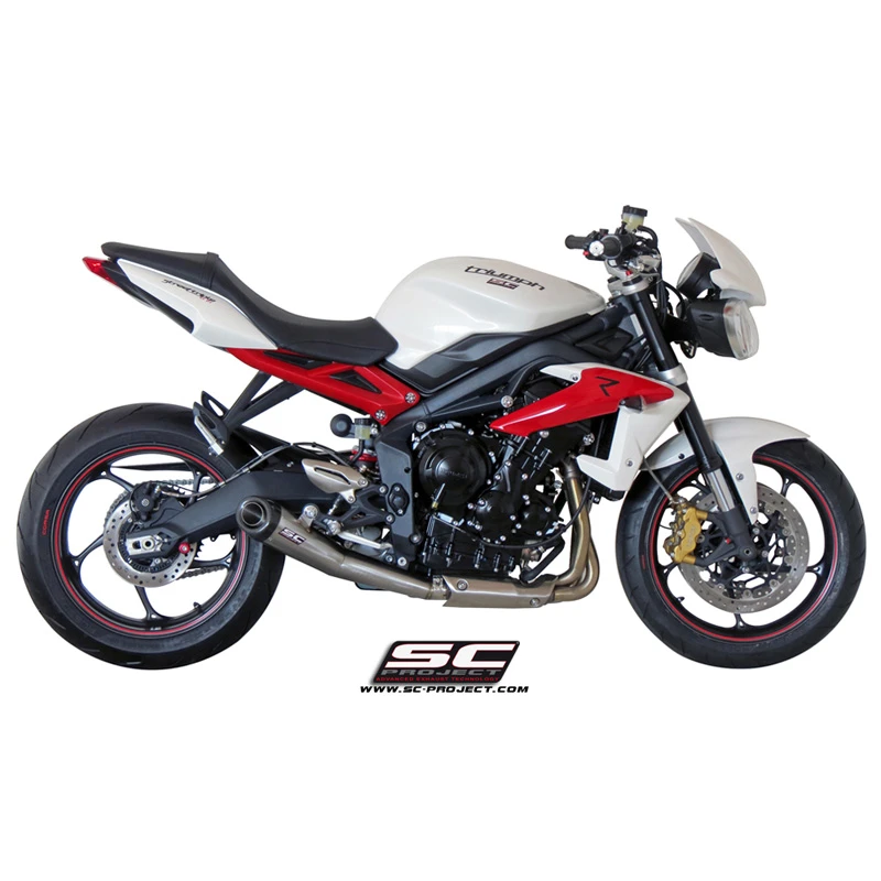 SC-Project T13-21A Conic Exhaust For Triumph Street Triple / R / RX (2013-2016) 3 SC-Project T13-21A Conic Exhaust For Triumph Street Triple / R / RX (2013-2016) - Image 3