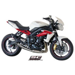 SC-Project T13-21A Conic Exhaust For Triumph Street Triple / R / RX (2013-2016) 7 SC-Project T13-21A Conic Exhaust For Triumph Street Triple / R / RX (2013-2016) -MotorVision Store sc project t13 21a conic exhaust image4