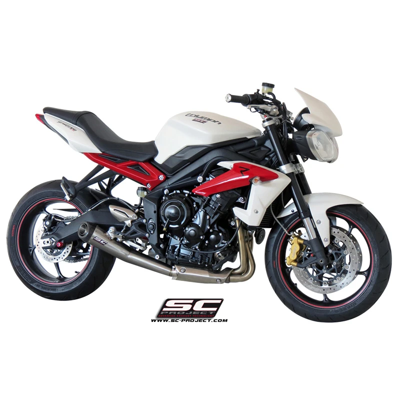 SC-Project T13-21A Conic Exhaust For Triumph Street Triple / R / RX (2013-2016) 4 SC-Project T13-21A Conic Exhaust For Triumph Street Triple / R / RX (2013-2016) - Image 4