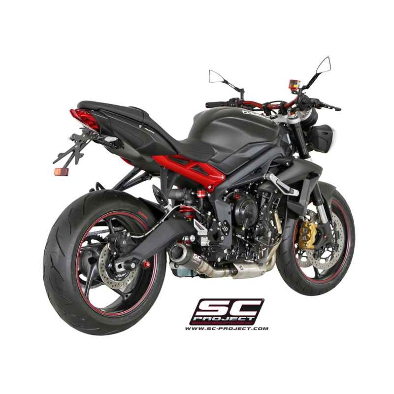 SC-Project T13-38C CR-T Exhaust For Triumph Street Triple / R / RX (2013-2016) 3 SC-Project T13-38C CR-T Exhaust For Triumph Street Triple / R / RX (2013-2016) - Image 3