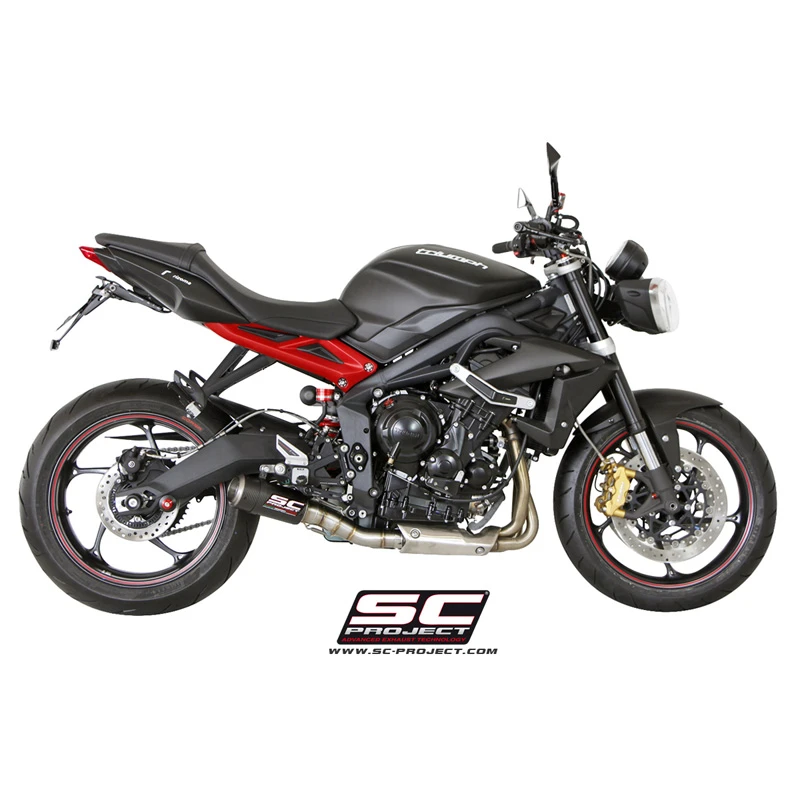 SC-Project T13-38C CR-T Exhaust For Triumph Street Triple / R / RX (2013-2016) 5 SC-Project T13-38C CR-T Exhaust For Triumph Street Triple / R / RX (2013-2016) - Image 5
