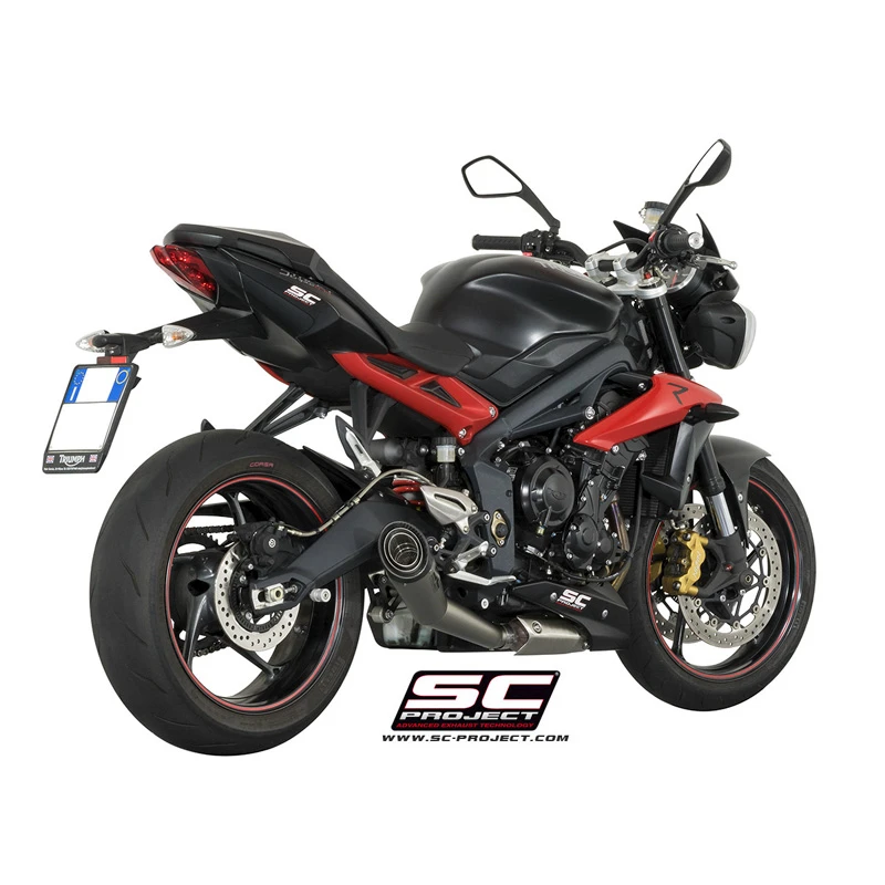 SC-Project T13-41MG S1 Conic Exhaust For Triumph Street Triple / R / RX (2013-2016) 2 SC-Project T13-41MG S1 Conic Exhaust For Triumph Street Triple / R / RX (2013-2016) - Image 2
