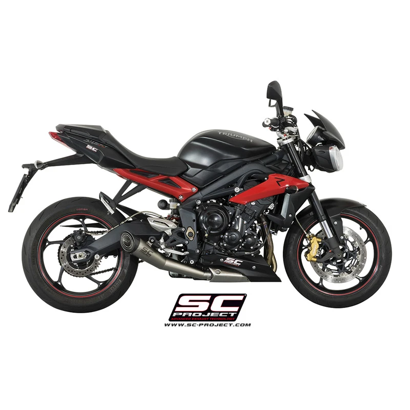SC-Project T13-41MG S1 Conic Exhaust For Triumph Street Triple / R / RX (2013-2016) 4 SC-Project T13-41MG S1 Conic Exhaust For Triumph Street Triple / R / RX (2013-2016) - Image 4
