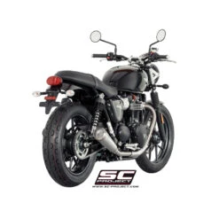 SC-Project T14-D37A70S Dual Conic 70s Style Exhaust For Triumph Street Twin (2016-) 11 SC-Project T14-D37A70S Dual Conic 70s Style Exhaust For Triumph Street Twin (2016-) -MotorVision Store sc project t14 d37a70sal conic 70s style exhaust image4