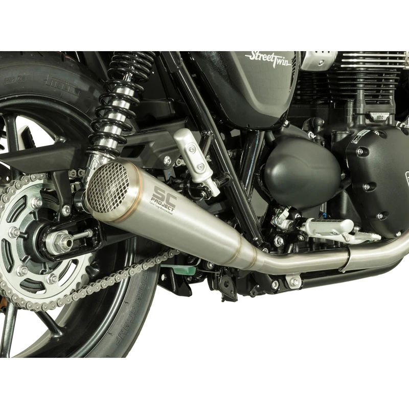 SC-Project T14-D37A70S Dual Conic 70s Style Exhaust For Triumph Street Twin (2016-) 1 SC-Project T14-D37A70S Dual Conic 70s Style Exhaust For Triumph Street Twin (2016-)