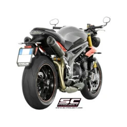 SC-Project T16-28C GP-Tech Dual High Mount Exhaust For Triumph Speed Triple R / S (2016-) 13 SC-Project T16-28C GP-Tech Dual High Mount Exhaust For Triumph Speed Triple R / S (2016-) -MotorVision Store sc project t16 28c gp techal high mount exhaust image7