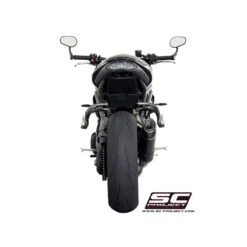 SC-Project T16-L12C Oval Low Mount Exhaust For Triumph Speed Triple R / S (2016-) -MotorVision Store sc project t16 l12c oval low mount exhaust image4