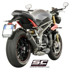 SC-Project T16-L35C Conic Slip-on Exhaust For Triumph Speed Triple 1050 (2016-2017) 11 SC-Project T16-L35C Conic Slip-on Exhaust For Triumph Speed Triple 1050 (2016-2017) -MotorVision Store sc project t16 l35c conic slip on exhaust image5