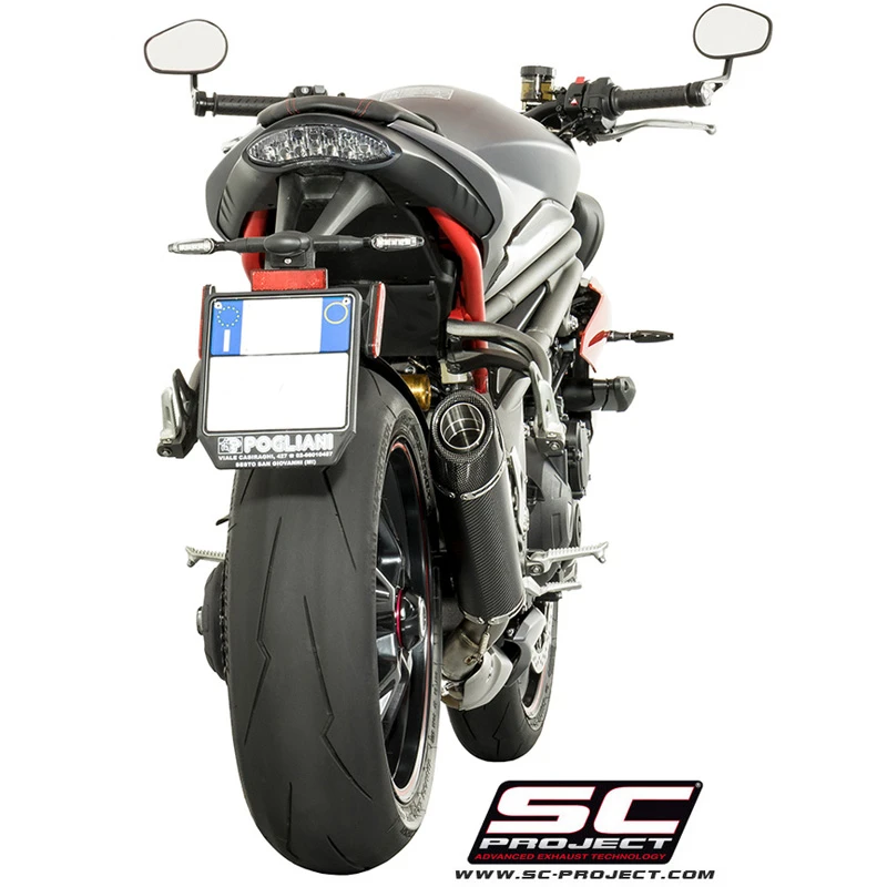 SC-Project T16-L35C Conic Slip-on Exhaust For Triumph Speed Triple 1050 (2016-2017) 6 SC-Project T16-L35C Conic Slip-on Exhaust For Triumph Speed Triple 1050 (2016-2017) - Image 6