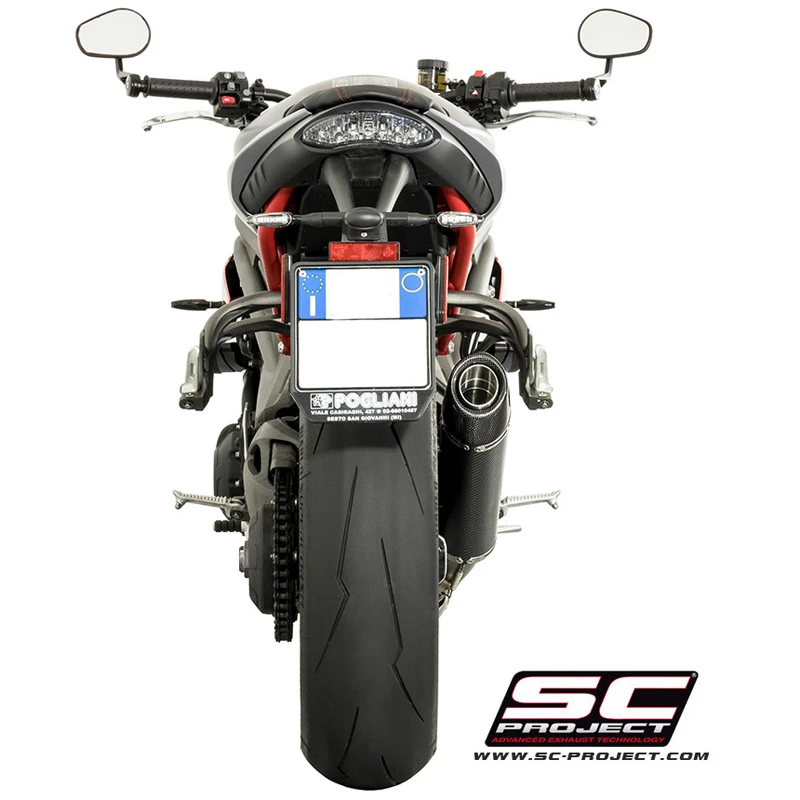 SC-Project T16-L35C Conic Slip-on Exhaust For Triumph Speed Triple 1050 (2016-2017) 7 SC-Project T16-L35C Conic Slip-on Exhaust For Triumph Speed Triple 1050 (2016-2017) - Image 7